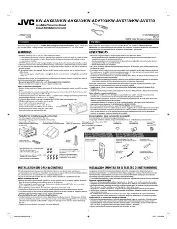 JVC 0110NYMMDWJEIN Manual pdf manual